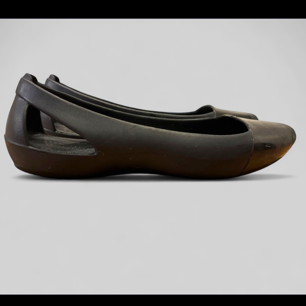 Crocs waterproof and comfortable Black Women's Flats
